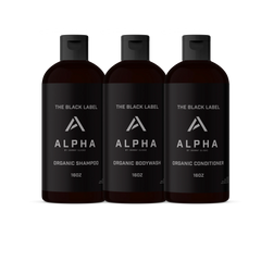 Black Label Shower Set